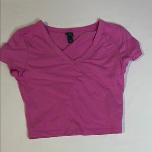 Wild Fable Pink Crop Top